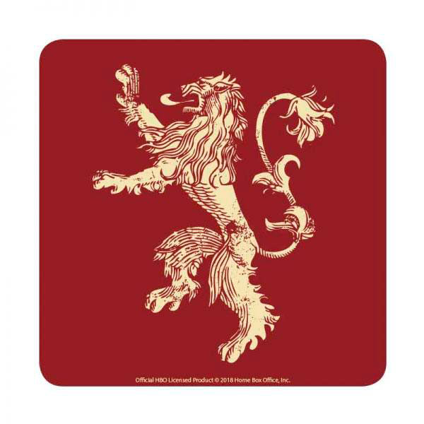 6 posavasos Juego de Tronos casa Lannister