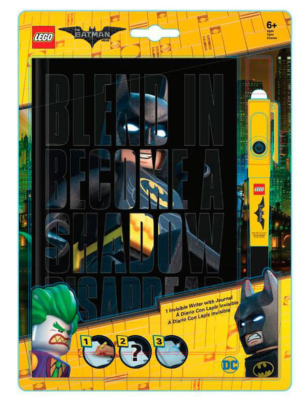Agenda más bolígrafo invisible Batman: La Lego Película