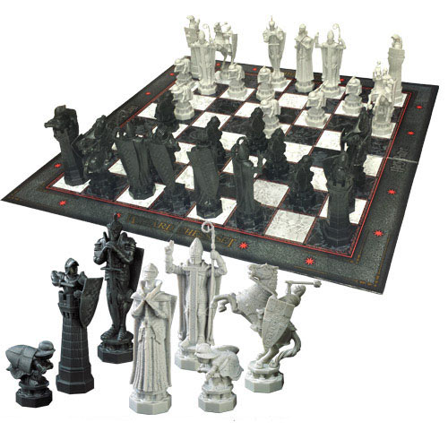 Ajedrez Harry Potter y la Piedra Filosofal. Wizards. Noble Collection