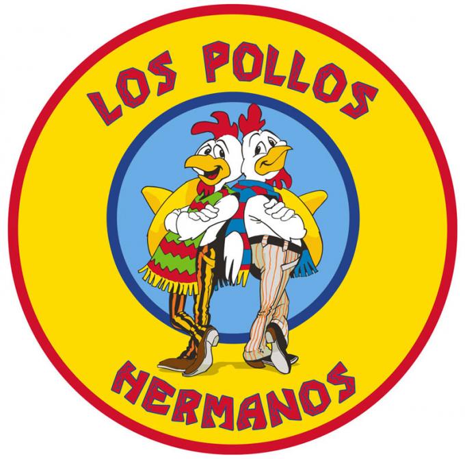 Alfombra Los Pollos Hermanos 90 x 90 cm. Breaking Bad