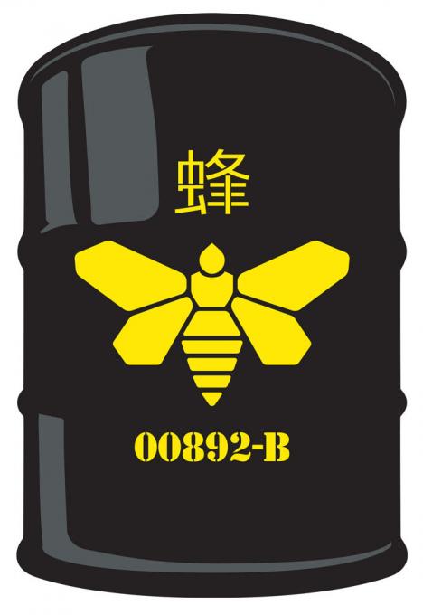 Alfombra barril Metilamina 67 x 100 cm. Breaking Bad