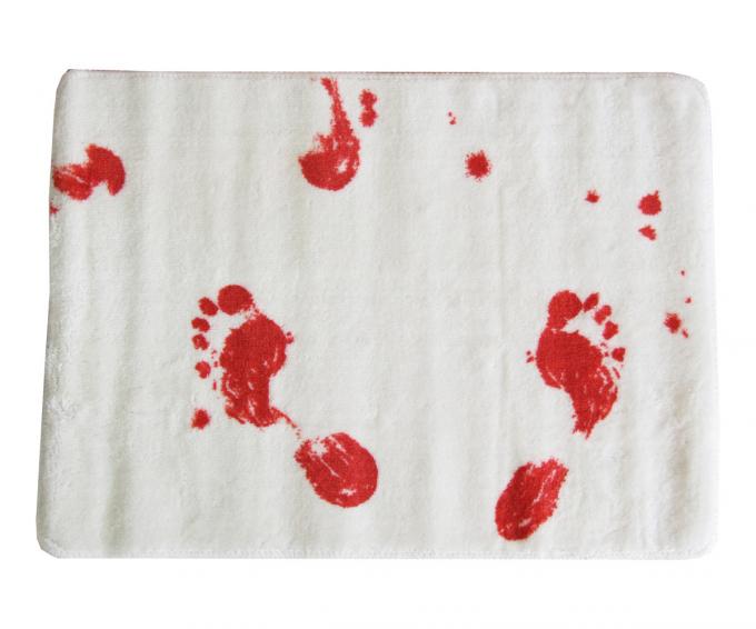 Alfombra de baño sangrienta
