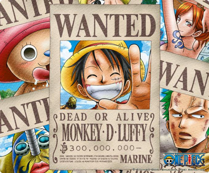 Alfombrilla de Ordenador One Piece. Carteles
