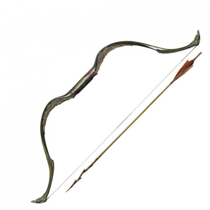 Arco y flecha elfa Tauriel. El Hobbit: la desolación de Smaug. United Cutlery