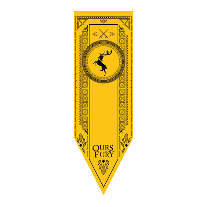 Bandera Estandarte Casa Baratheon. Juego de Tronos. Torneo