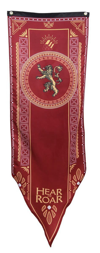 Bandera Estandarte Casa Lannister. Juego de Tronos. Torneo
