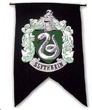 Bandera Slytherin 77 cms. Harry Potter