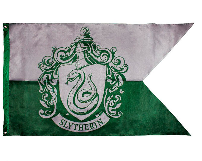 Bandera Slytherin. Harry Potter. 70 x 120 cm