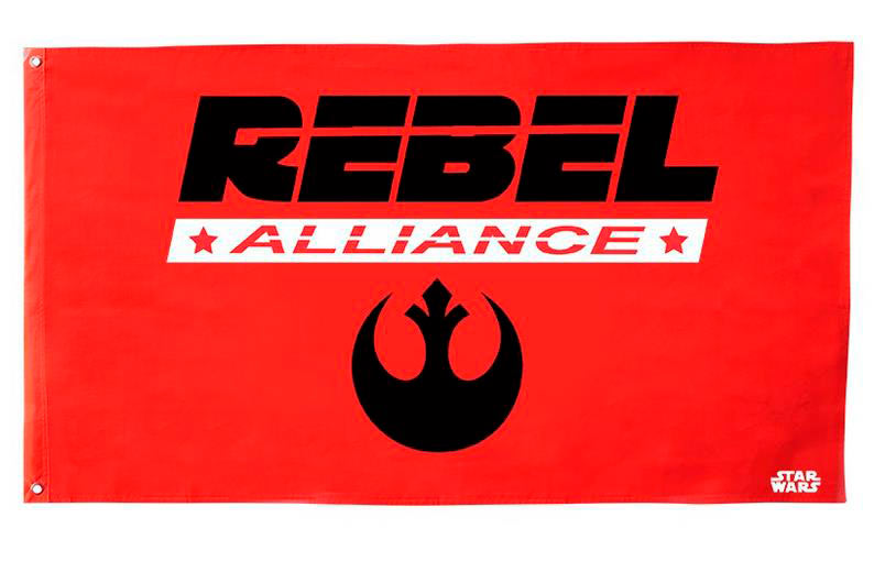 Bandera Star Wars. Alianza Rebelde. 120 x 70 cm