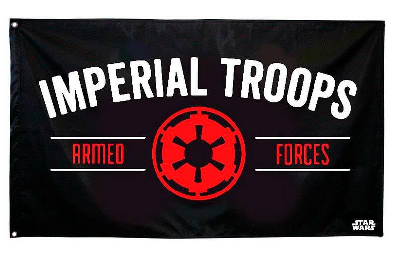 Bandera Star Wars. Tropa Imperial. 120 x 70 cm