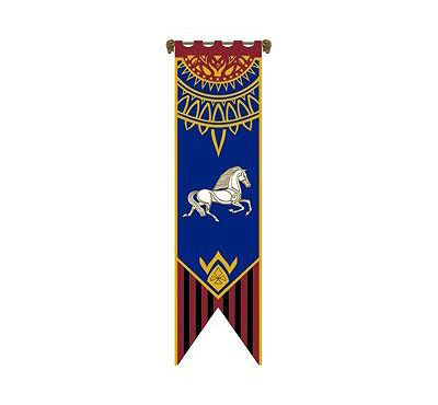 Bandera estandarte Señor de los Anillos. Estandarte Real de Rohan I