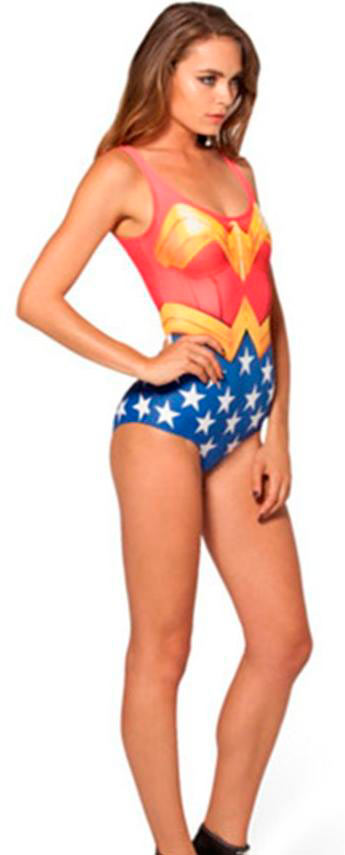 Bañador chica Wonder Woman
