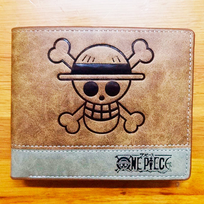 Billetera One Piece logo. Con Portamonedas