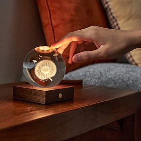 Bola de cristal con luz