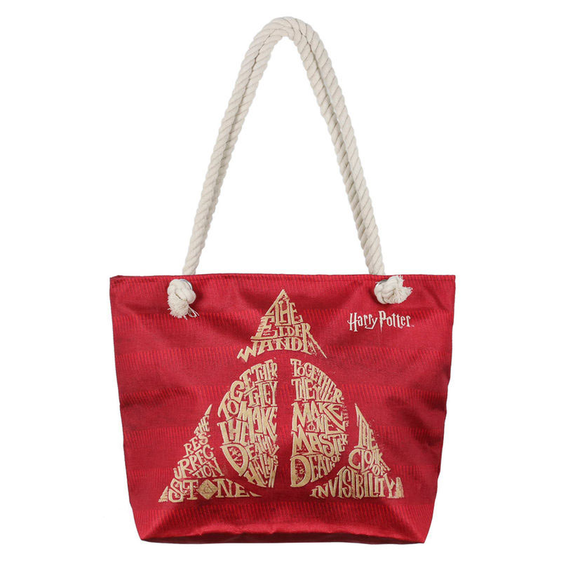 Bolsa de playa Deathly Hallows. Harry Potter