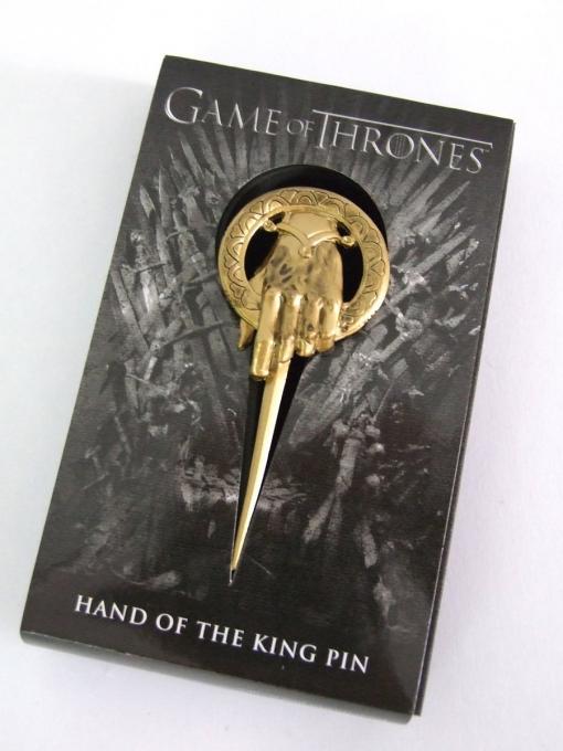Broche Pin Mano del Rey Juego de Tronos. Dark Horse.