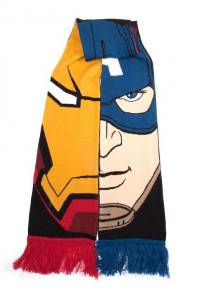 Bufanda Capitán América y Iron Man. Capitán América: Civil War