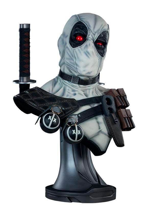 Busto Deadpool X-Force. Escala 1:1. Marvel Cómics. Sideshow Collectibles