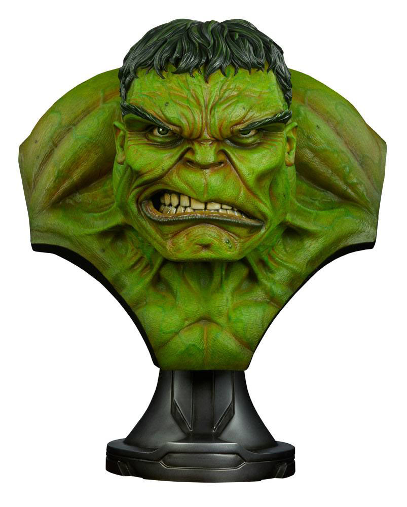Busto Hulk 66 cm. Marvel Cómics. Escala 1:1. Sideshow Collectibles