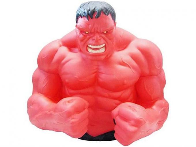 Busto hucha Hulk. Red Hulk