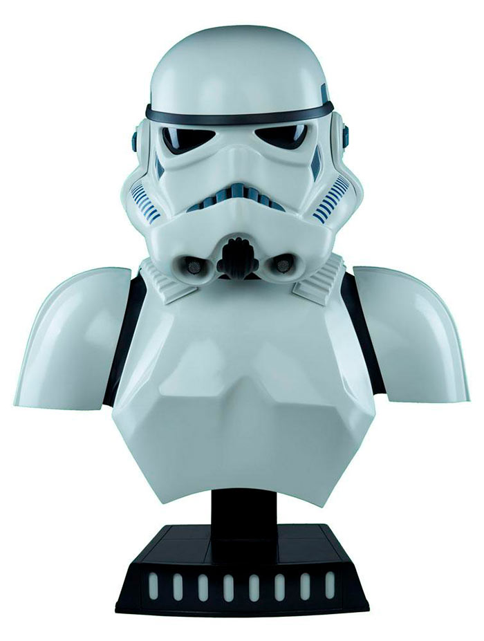 Busto soldado Stormtrooper 68 cm. Star Wars. Escala 1:1. Tamaño real. Sideshow Collectibles