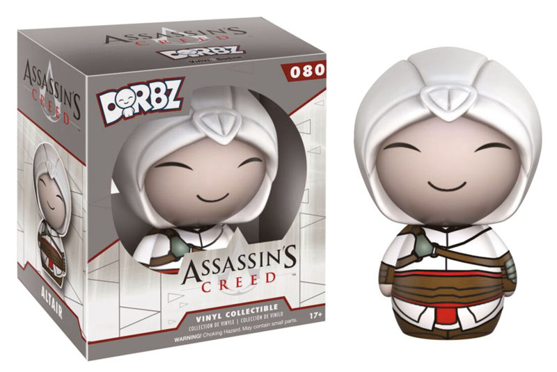 Cabezón Altair 8 cm. Assassin's Creed. Línea Sugar Dorbz. Funko