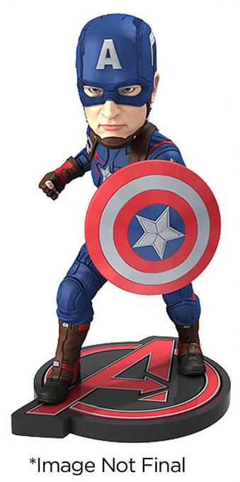 Cabezón Capitán América 18 cm. Los Vengadores: La era de Ultrón. Línea Head Knockers. NECA