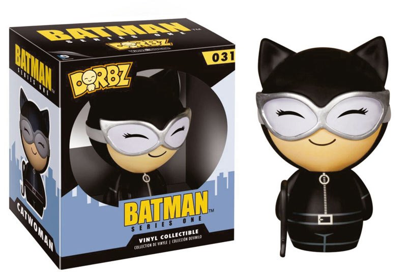 Cabezón Catwoman 8 cm. Batman. Línea Sugar Dorbz. Series one. Funko