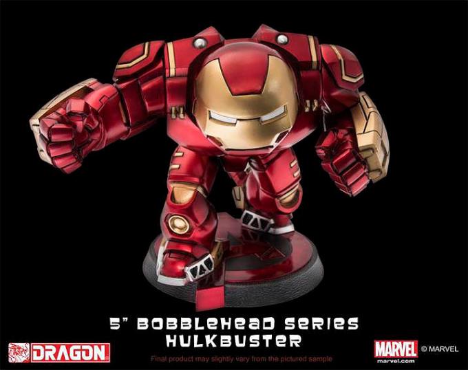 Cabezón Hulkbuster 15 cm. Los Vengadores: la era de Ultrón. Dragon Models