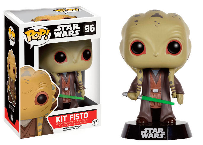 Cabezón Kit Fisto 9 cm. Star Wars. Línea POP!. Edición limitada. Funko