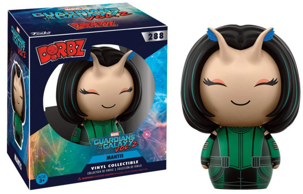 Cabezón Mantis 8 cm. Guardianes de la Galaxia 2. Línea Sugar Dorbz. Funko