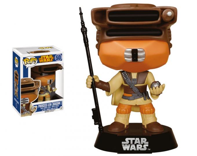 Cabezón Princesa Leia (Boushh) 9 cm. Star Wars. Línea POP!. Funko