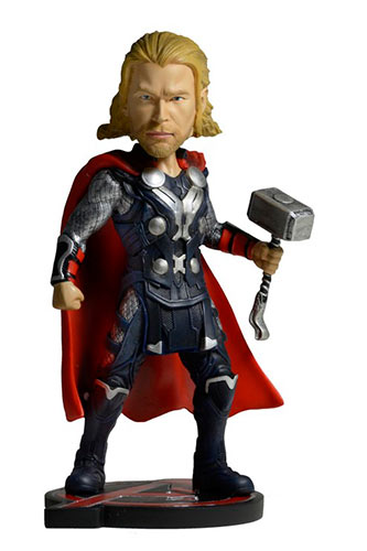 Cabezón Thor 18 cm. Los Vengadores: La era de Ultrón. Línea Head Knockers. NECA