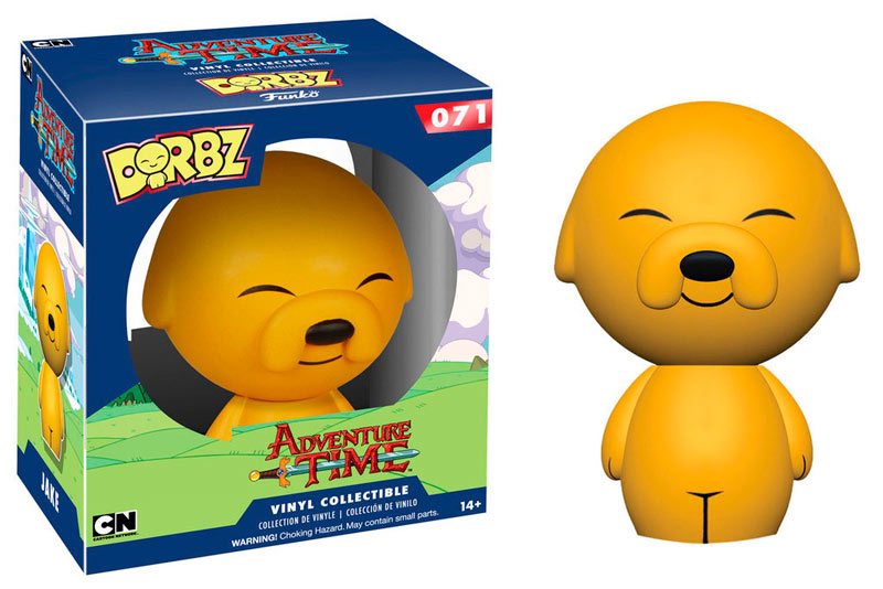 Cabezón perro mágico Jake 8 cm. Hora de Aventuras. Línea Sugar Dorbz. Funko