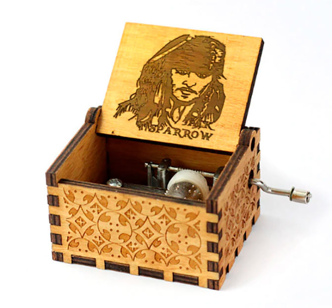 Caja de música Piratas del Caribe