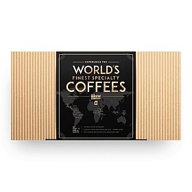 Caja de regalo con los mejores cafés del mundo. 14 bolsitas
