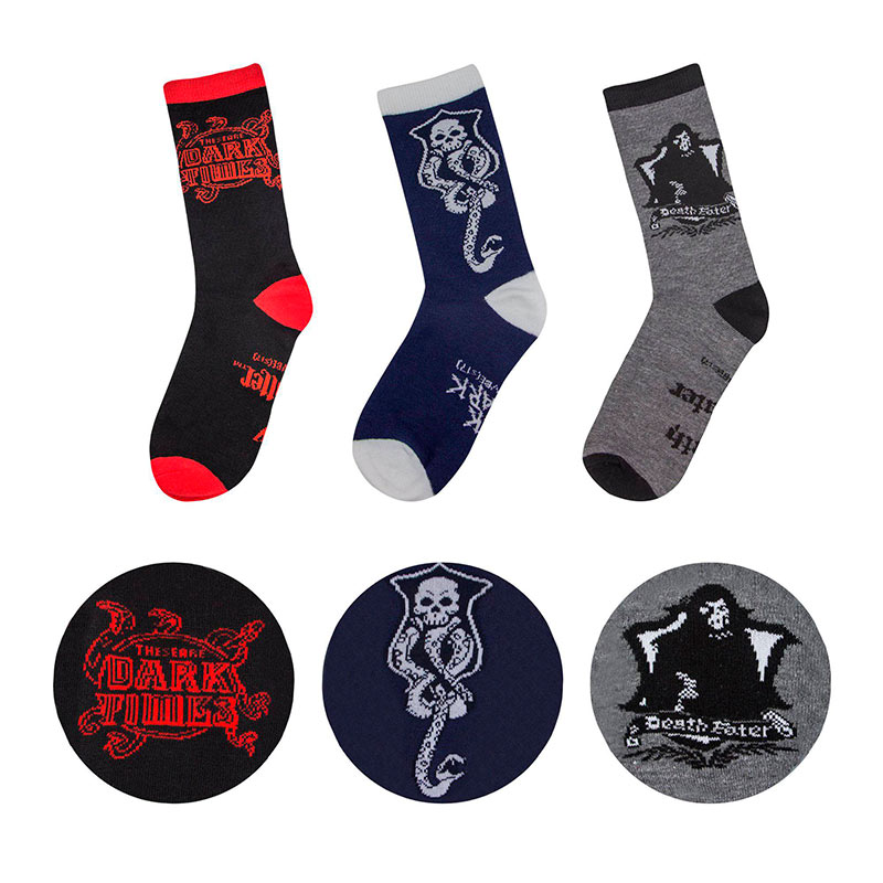 Calcetines Dark Arts Harry Potter. 3 pares