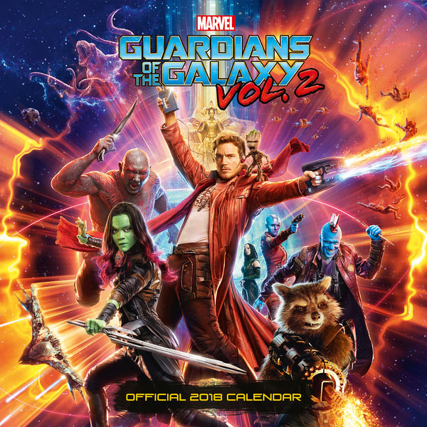 Calendario Guardianes de la Galaxia