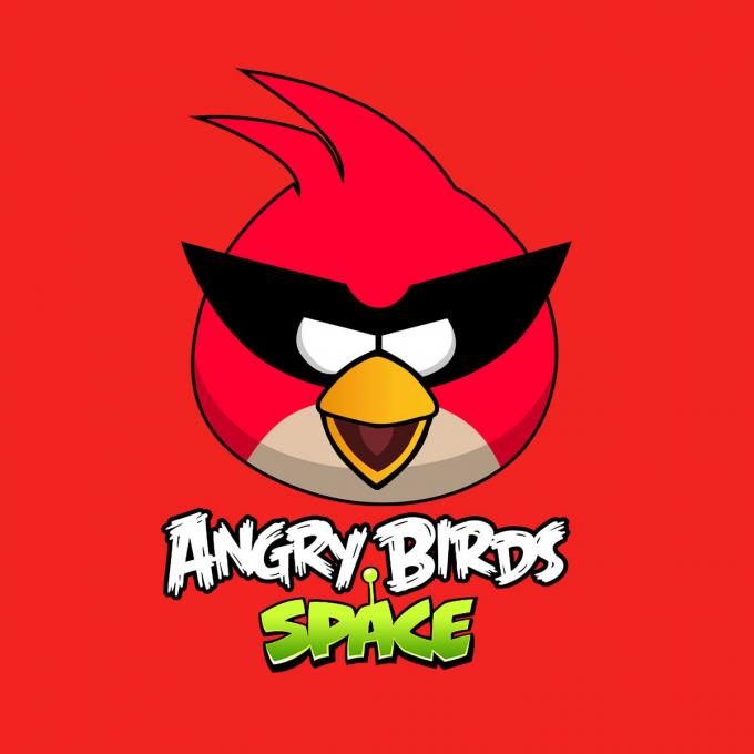 Camiseta Angry Birds Space. Pájaro Rojo