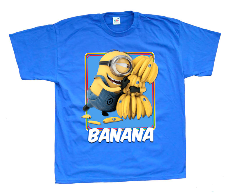 Camiseta Banana. Minions