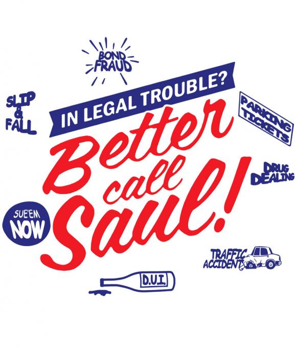 Camiseta Better Call Saul. Breaking Bad. Modelo 1