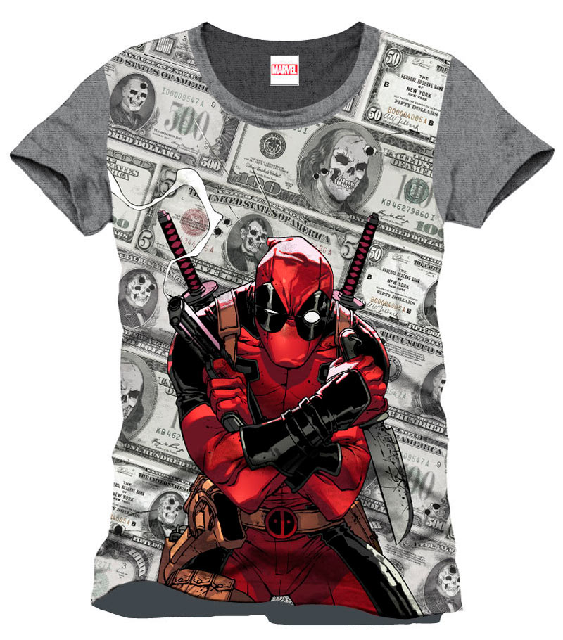 Camiseta Bills. Deadpool. Marvel Cómics