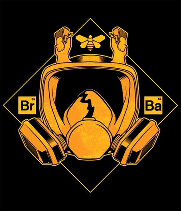 Camiseta Breaking Bad. Máscara