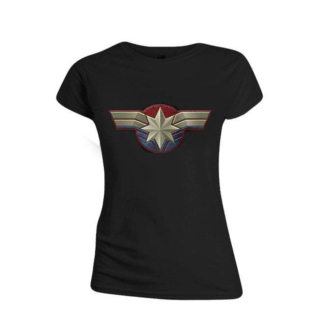 Camiseta Chica logo Capitana Marvel