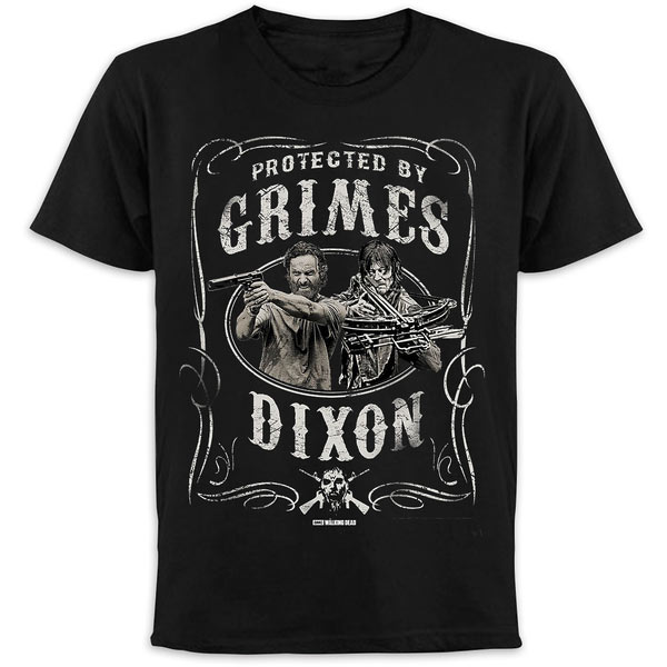 Camiseta Daryl Dixon y Rick Grimes. The Walking Dead