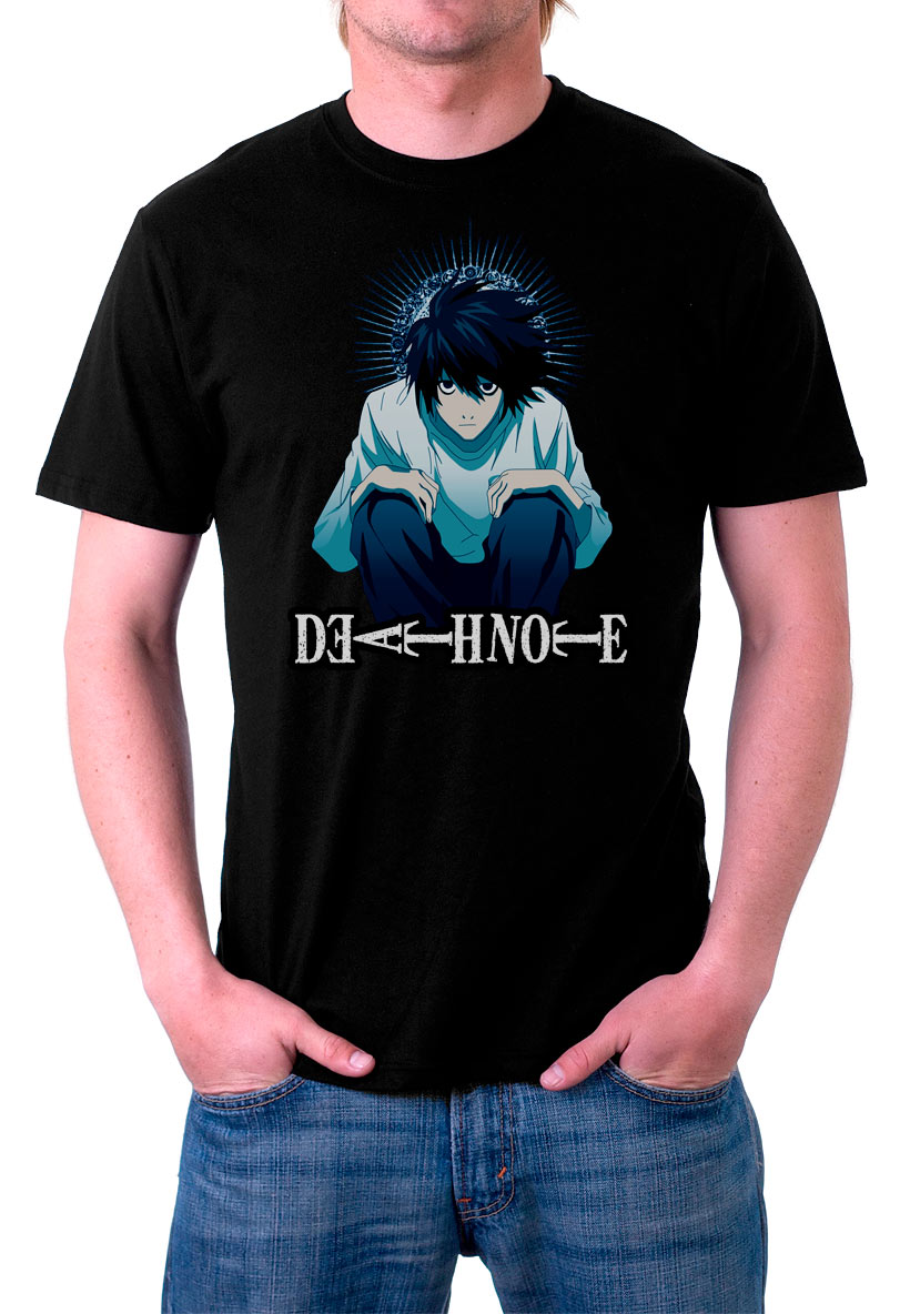 Camiseta Death Note Detective L. Modelo 2
