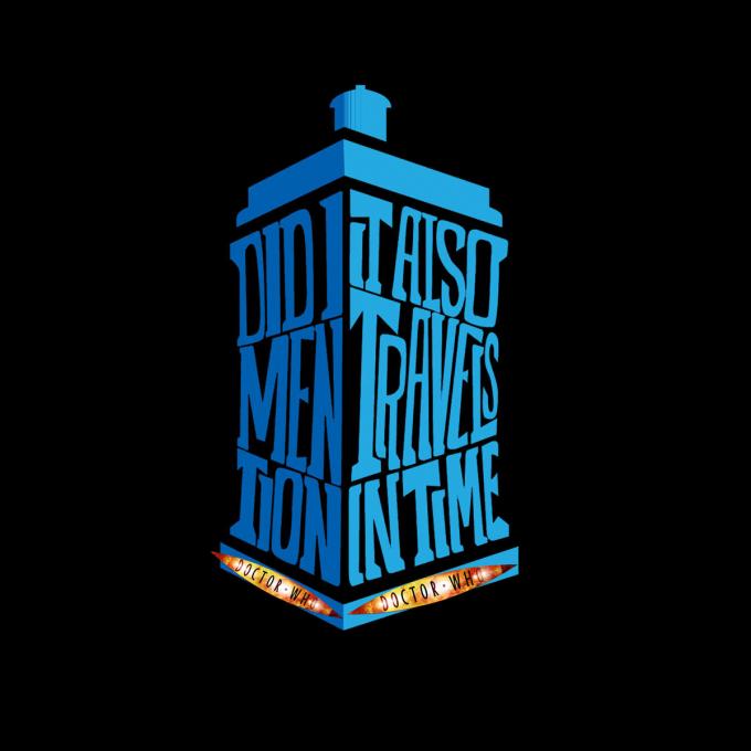 Camiseta Doctor Who. Tardis