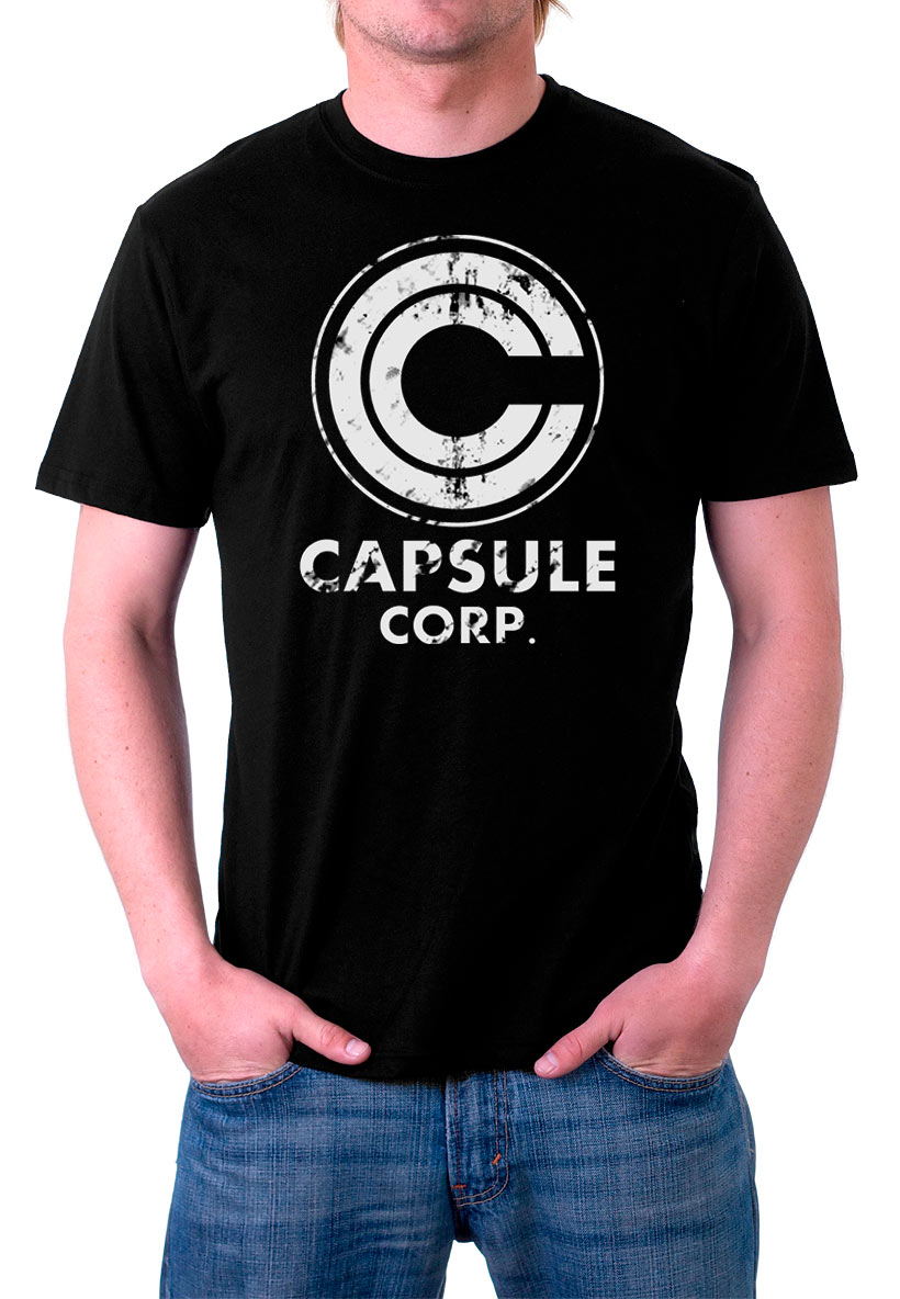Camiseta Dragon Ball Z. Capsule Corporation. Modelo 2