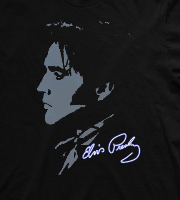 Camiseta Elvis Presley. Silueta