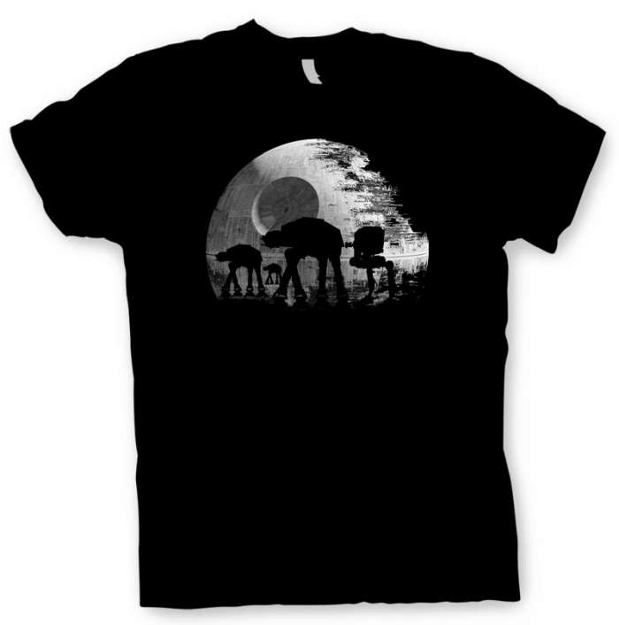 Camiseta Great parade of robots Empire. Star Wars